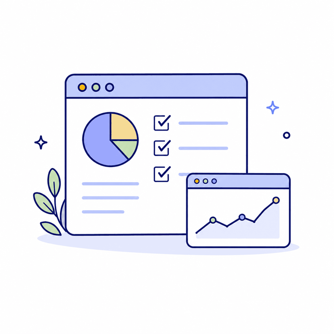 Private dashboard illustration